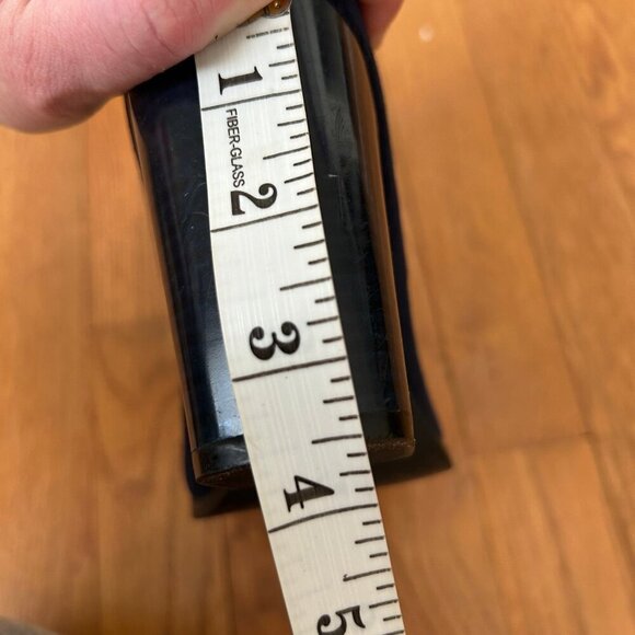 Franco Banetti Navy Blue Black Point Toe Suede Heel Ankle Boot Women’s Size 6 - Picture 8 of 8